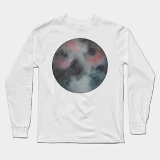 Moon watercolor Long Sleeve T-Shirt